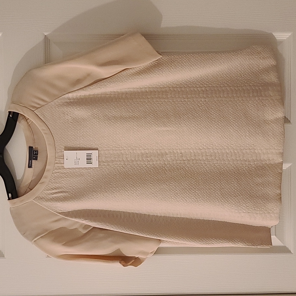 Vince snake embossed blouse